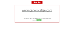 Desktop Screenshot of canonicalize.com